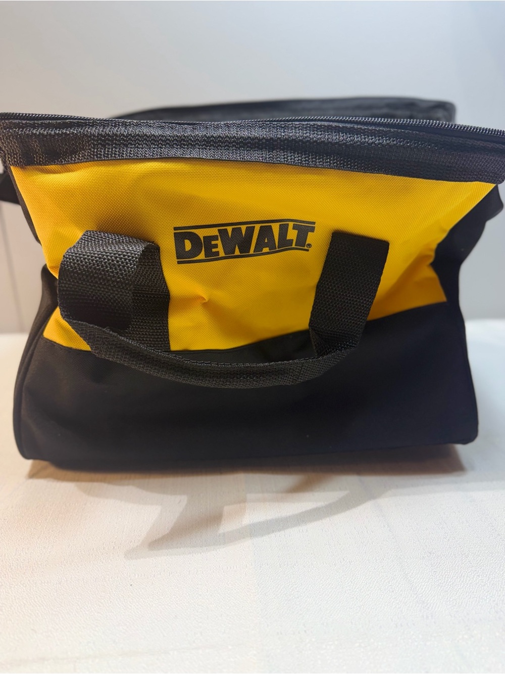 DEWALT tool Bag Yellow & Black Toiletry Bag for Men